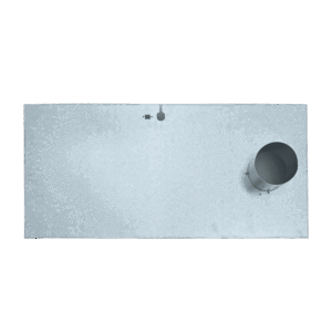 Kit buse verticale Ø125 mm – Entrée air condenseur