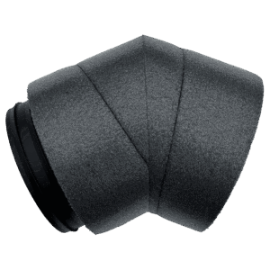Coude 45° isolé avec manchon Ø160 mm
